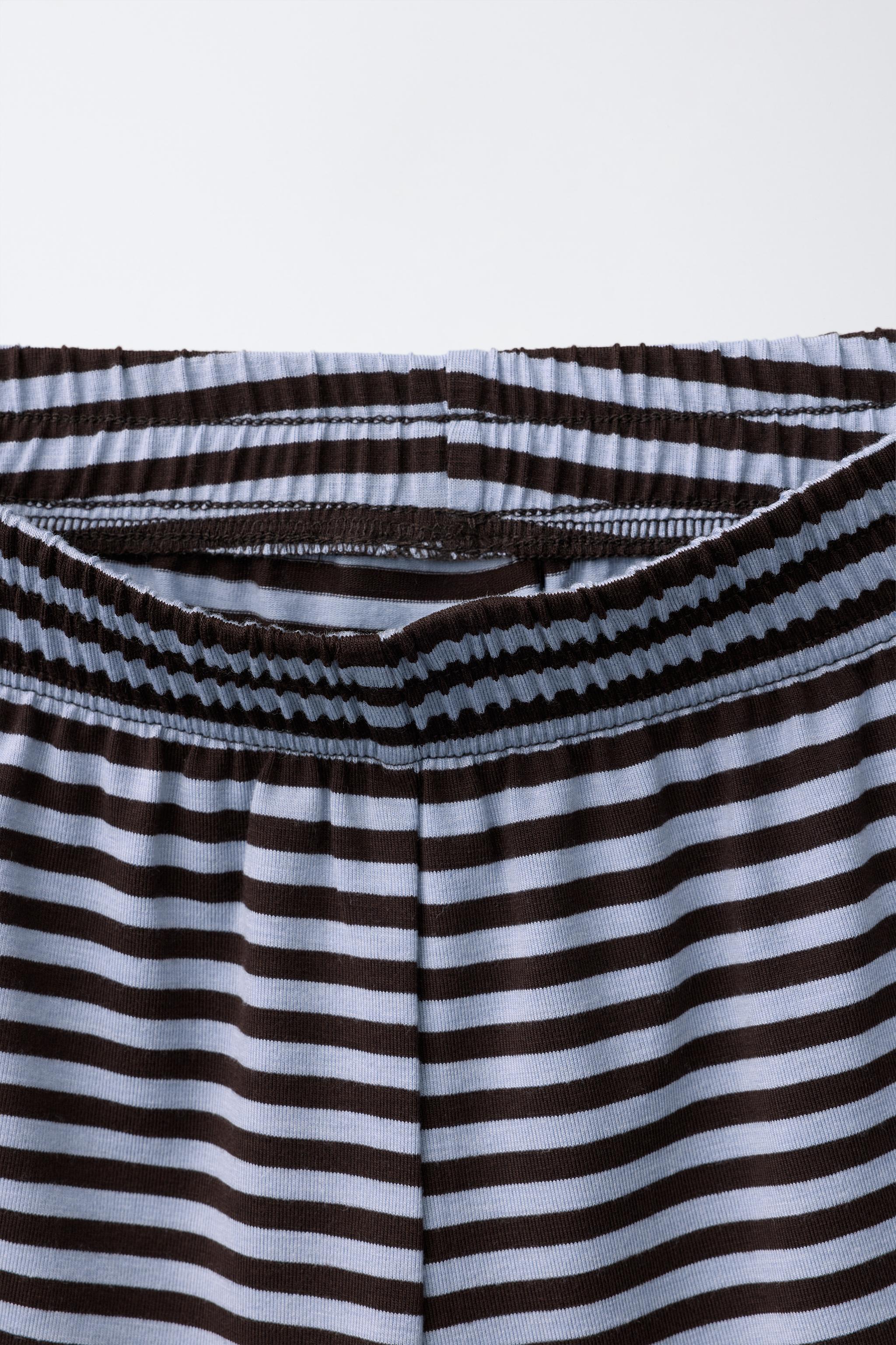 STRIPED T-SHIRT AND BERMUDA SET